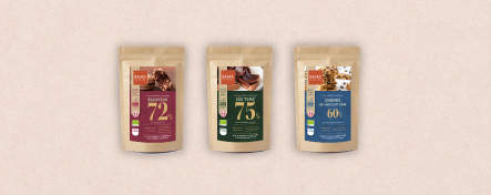Gamme 250g chocolat en vrac kaoka