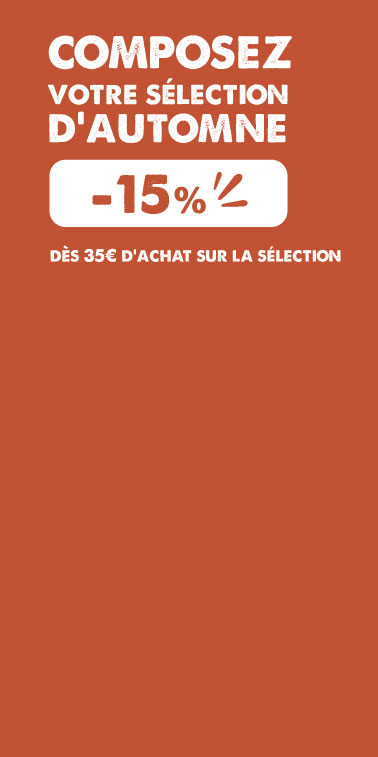 carte promo -15% sur la sélection chocolatée d'automne